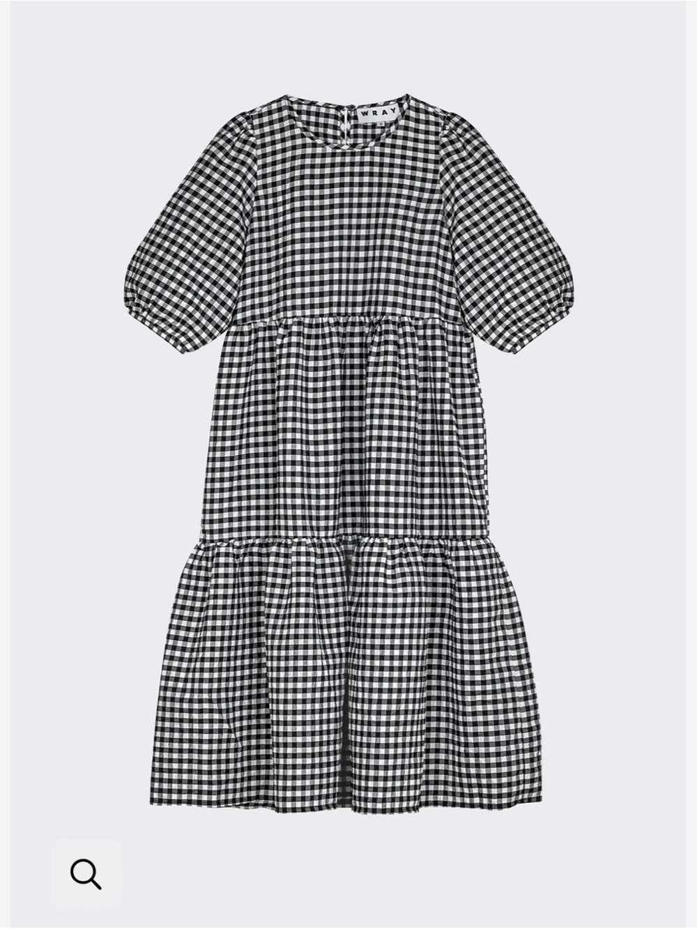 Wray ROSEMARY DRESS - BLACK CHECK